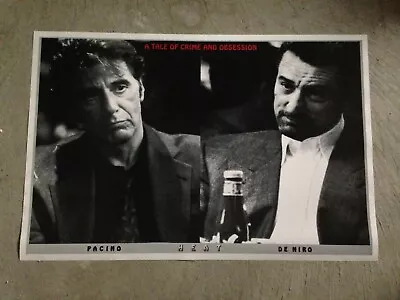 Heat Movie Poster Print - 24 X36  - Deniro And Pacino **last Of Inventory** • $7.99