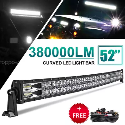 OSRAM 52Inch Curved Led Light Bar Spot Flood Combo Driving Offroad 4WD Truck Suv • $239.86