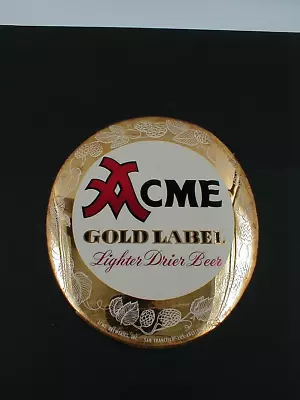 Acme Gold Label Oval Metalic Sticker Acme Bry's Inc. Sf La Calif. • $29.99