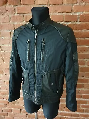 Mustang Men's Leather Jacket Black Size M • $280