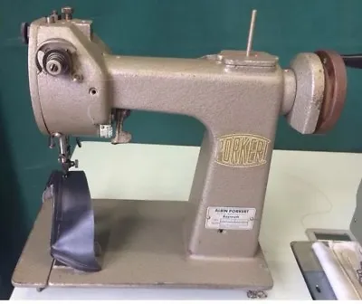 PORKERT KL-55/A Glove Sewing Machine Post Bed Chain Pique Stitching German Made • £1493.50