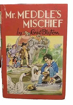 Enid Blyton Hardback Book Mr Meddles Mischief • £5.95