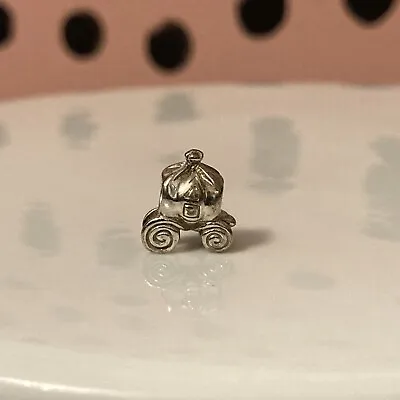 Genuine Chamilia Disney Cinderella Pumpkin Carriage Charm Coach Sterling Silver • £14.99