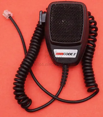 Code 3 Z3 T11856 Microphone/Mic With Modular Style Jack Code3 Lot A • $12