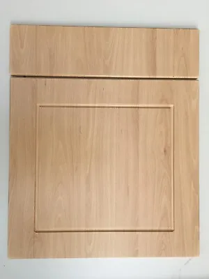 Compatible B&Q Chilton Beech Shaker Fitted Kitchen Cabinet Doors & Drawer Fronts • £29.31