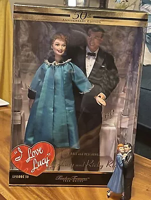 Barbie 50th Anniversary Edition  I Love Lucy Dolls 2000 With Hallmark Ornament • $48