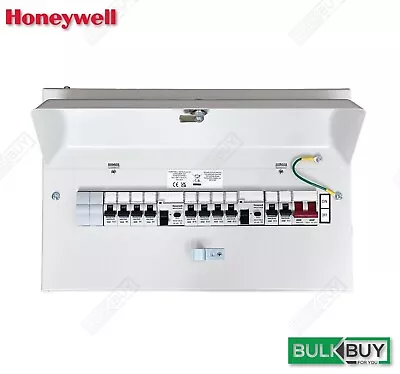 3x MK Honeywell - 16 Way Populated White Metal Consumer Units - Type A - 100A • £134.20