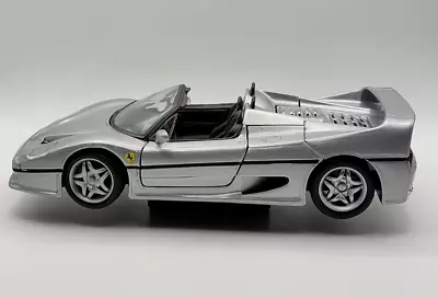 Maisto Special Edition 1995 FERRARI F50 Diecast 1:24 Car Model Silver • $20