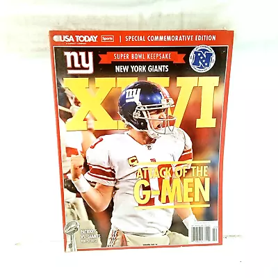 USA Today Magazine New York Giants Super Bowl XIVI Special 2012 Eli Manning • $27.99