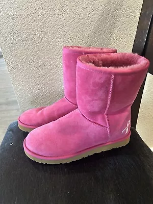 Ugg Boots Pink Breast Cancer Awareness Size 10 Women’s • $75