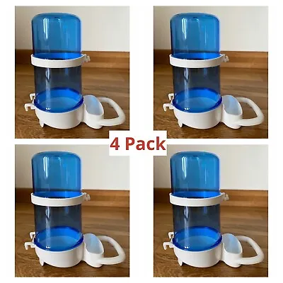 £10.99 • Buy 4 X 400cc Cage Bird Water Drinker / Feeder For Finch, Canary, Budgie Aviary