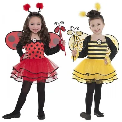 Ladybug Or Bumble Bee Costume Toddler Kids Halloween Fancy Dress • $20.05