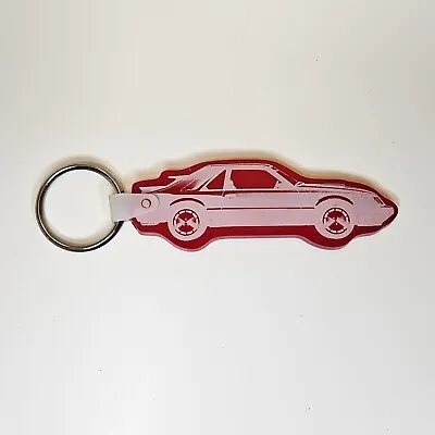 Vintage 1980s Foxbody Mustang Keychain Doug Stanley Ford DeSoto Texas Keyring • $20
