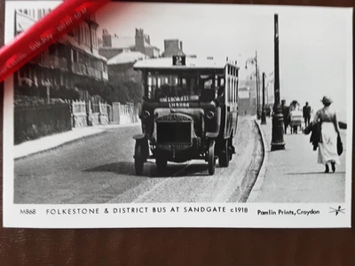 £1.99 • Buy Postcard Kent Folkestone & District At Sandgate Real Photo Pamlin Prints Croydon