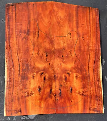 Hawaiian Curly Koa Electric Guitar Top/Guitar Set #10002 • $200