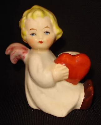 Goebel Hummel Germany Miniature Angel Holding Heart Flower Pot Vase Figurine • $15