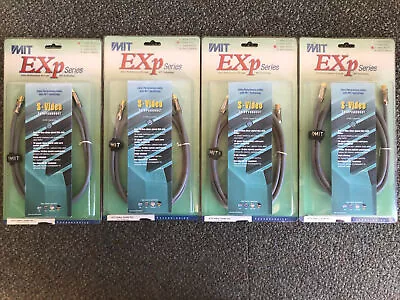 NEW Lot Of (4) MIT S-Video Cables Interconnect Sealed - FREE SHIP • $59.95