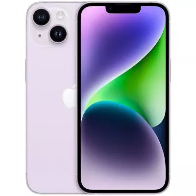 $591.19 • Buy Apple IPhone 14 A2649 128GB Purple Unlocked Very Good Condition