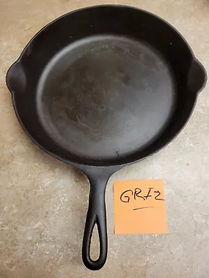Griswold Cast Iron #9 Skillet  ERIE  With Heat Ring • $70