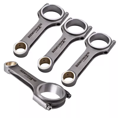 4x H-Beam Connecting Rods ARP2000 Bolts For VW 1.9L TDI PD90 PD100 PD115 50.6mm • $361.34
