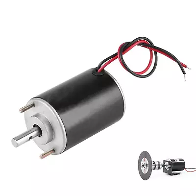 12V Permanent Magnet DC Motor 30W 3500RPM High Speed CW/CCW Electric Gear Motor • $35.12