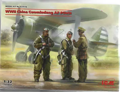 ICM WWII China Guomindang AF Pilots In 1/32 115  ST  (103) • $21.59