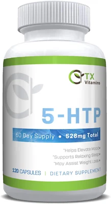 $84.50 • Buy 5 HTP 200Mg With Calcium For Mood, Stress, Sleep, Boosts Serotonin, High Purity 