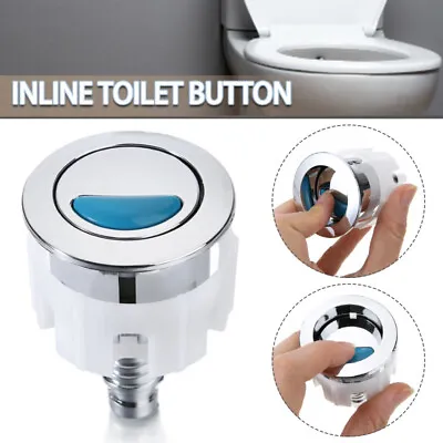 Toilet Push Button Dual Flush Water Saving For Ideal Cistern Tank Part Universal • £6.55
