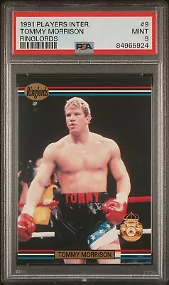 1991 Players International Ringlords #9 Tommy Morrison - PSA 9 • $49