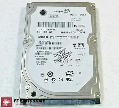 $14.98 • Buy Seagate 80GB Laptop Internal Hard Drive 2.5  SATA 5400RPM HDD ST980811AS TESTED