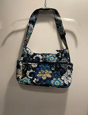 Vera Bradley Cargo Sling Purse - Mod Blue Floral (retired Design) • $20