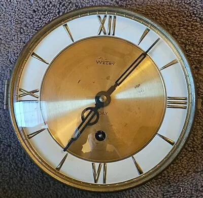 Vintage Welby German Clock: Manual Wind-Up With Key: 8 Day • $29.99