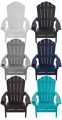 Keter Adirondack Chair Outdoor All Weather Plastic Deck Patio Pool Furniture • $114.99