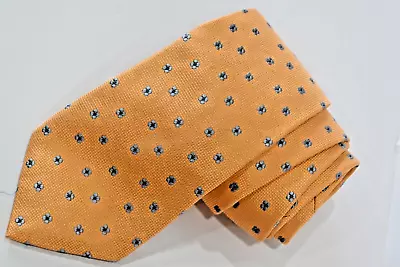 Thomas Pink Orange  Men's Neck Tie W 3 1/2   BY L: 59   MADE IN ENGLAND • $16.99
