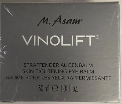 M. ASAM VINOLIFT SKIN TIGHTENING CREAM 1.01 FL. OZ. 30 Ml Sealed *New* • $26