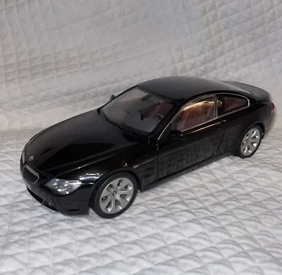 1/18 BMW E63 645i 6 Series Kyosho Dealer Edition Black Sapphire • $69.99