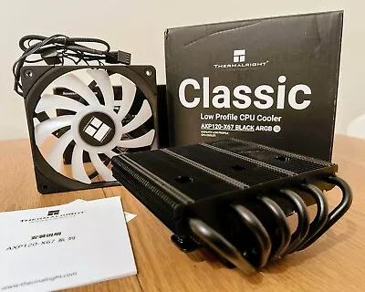 Thermalright AXP120-X67 Black ARGB Low Profile CPU Cooler • Excellent Condition • £13