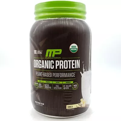 Muscle Pharm Organic Protein - Plant-Based Performance Vanilla 2.5 LBs • $48.99