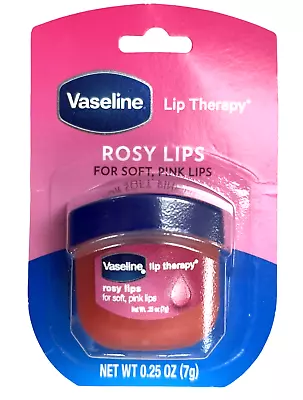 Vaseline LIP THERAPY Rosy Lips 0.25oz For A Soft Pink Hue • $7.95