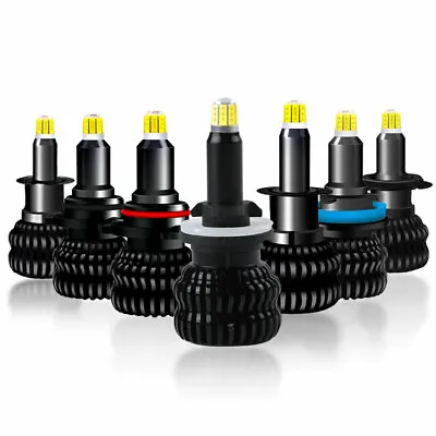 360° 8-Side H11 H1 H3 H7 9005 9006 LED Headlight Light Bulbs High Low Beam Fog • $24.99