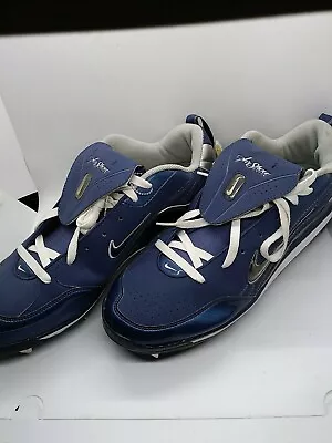 334339-411 Nike Air Show Elite MVP Baseball Cleats Mens Sz 15 NAVY BLUE • $100