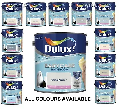 £24.77 • Buy Dulux Bathroom Easycare - Soft Sheen Bathroom Emulsion - All Colours