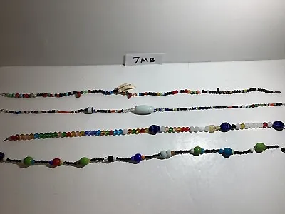 Vintage Glass Mardi Gras Beads Made In Czechoslovakia  • $27