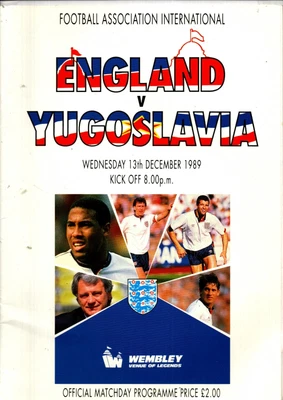 £2 • Buy England V Yugoslavia 1986 European Championship Qualifier