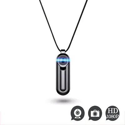 Mini Necklace Camera HD1080P Audio Video Voice Recording Wearable Small Recorder • $27.59