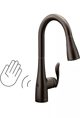 Moen Arbor Oil Rubbed Bronze Motionsense Wave Touchless One-Handle Pulldown K... • $259.99