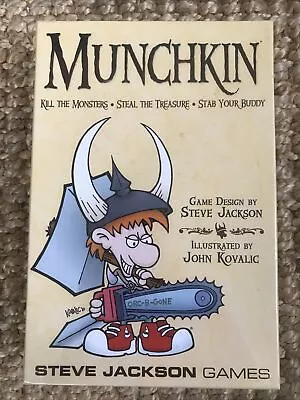 Munchkin Roleplaying Game Steve Jackson First Edition Sealed 2014 • £10