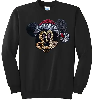 Women's Mickey Mouse Disney Christmas Ladies Sweatshirt Sweat Shirt S-4XL • $38.24