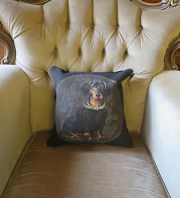 £22 • Buy Small weiner Dachshund Sausage Dog Velvet Backed Tapestry Cushion Cover Only