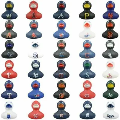 2  Inch MLB Vinyl Rubber Ducks: PICK YOUR OWN 30 Teams Of FANATICISM!!! • $17.99